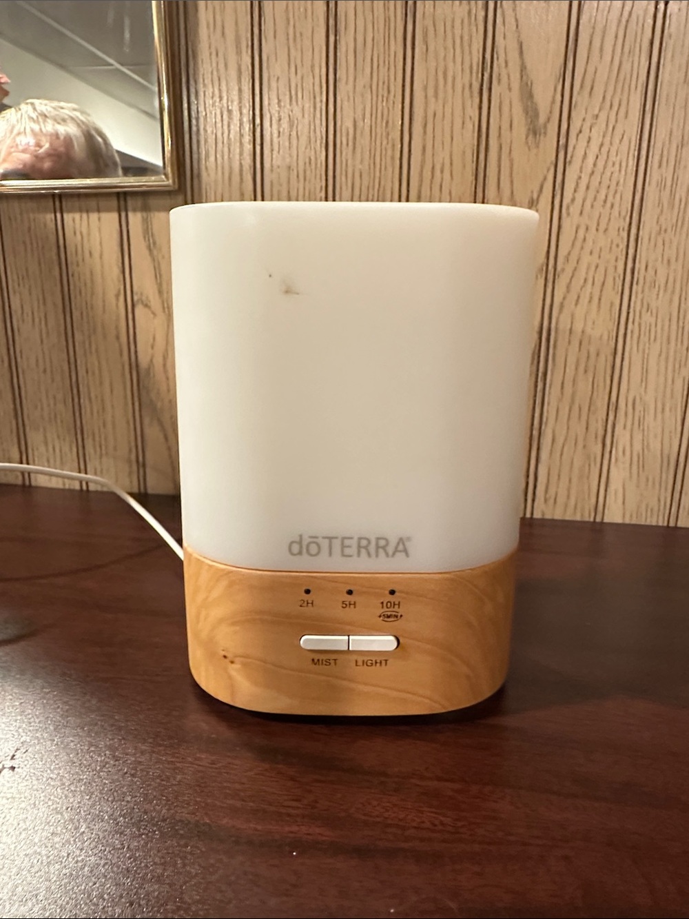 Doterra White and Wood Grain Aromatherapy Diffuser